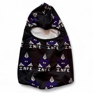 Black and purple INFE balaclava
